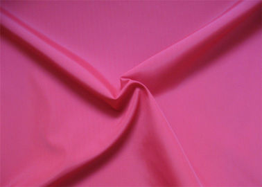 चीन गुलाबी और लाल पॉलिएस्टर बुना हुआ कपड़ा / कपड़े के लिए पॉली पॉन्गी कपड़ा आपूर्तिकर्ता