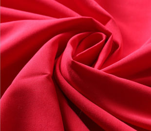 चीन परिधान के लिए 230T लाल पॉलिएस्टर रेयन स्पैन्डेक्स फैब्रिक, जर्सी बुनना कपड़ा आपूर्तिकर्ता